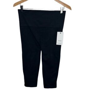 New Blanqi Black Hipster Crop Leggings Maternity Women Size XL